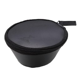 CAPTAIN STAG Sierra Cup Case for 320ml Sierra Cup, Genuine Leather Case, Black UM-1581