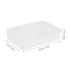 Operitacx 10pcs Small Plastic Storage Boxes Lids for Organizing Trading