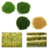 Mocoli Mini Static Grass Float, Four Colours 8 Pieces Mini