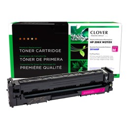 Clover Remanufactured High Yield Toner Cartridge Replacement for HP 206X (W2113X) | Magenta