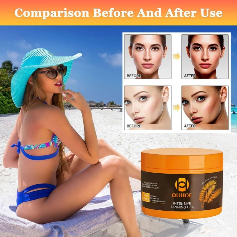 Gel De Bronceado 2024, Gel De Bronceado Marrón, Crema Aceler
