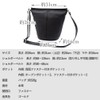 VITAFELICE sib-20049n Women's Genuine Leather Bucket Shoulder Bag, Black
