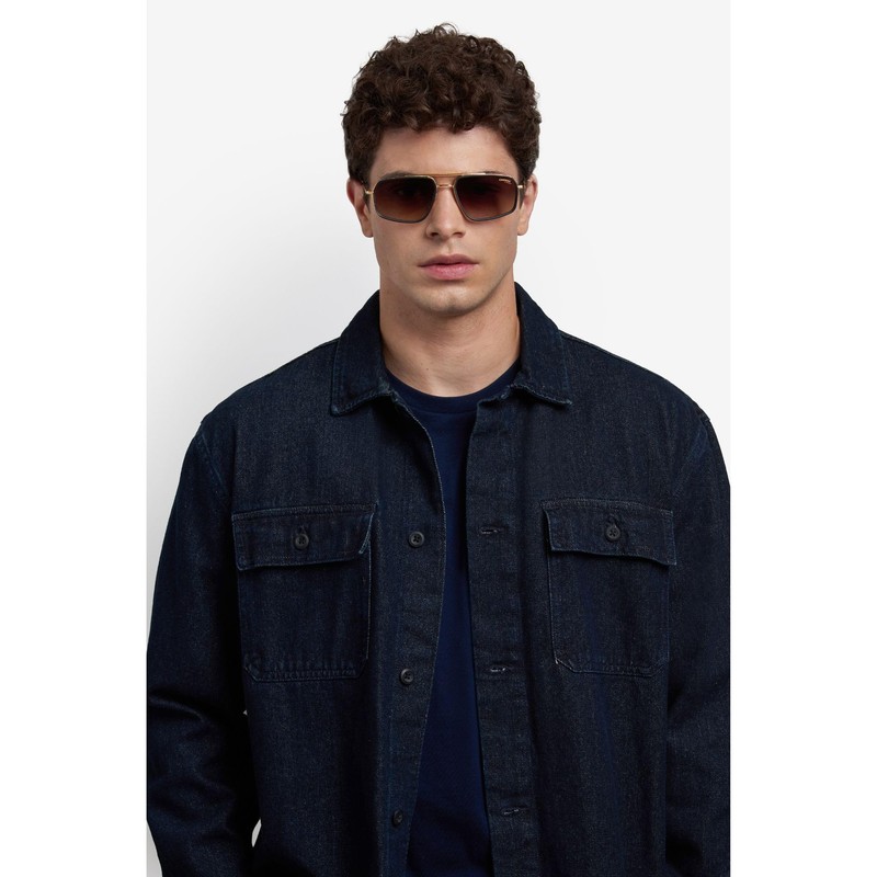 Carrera Men's 338/S Sunglasses, Matte Black, 58/18/145