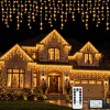 MARKO - Luces Led Navidad Cascada Wondaz 10m 500 Blanco