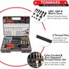 TOMMARS 49-Piece Thread Chaser Set Repair Kit, UNC UNF &