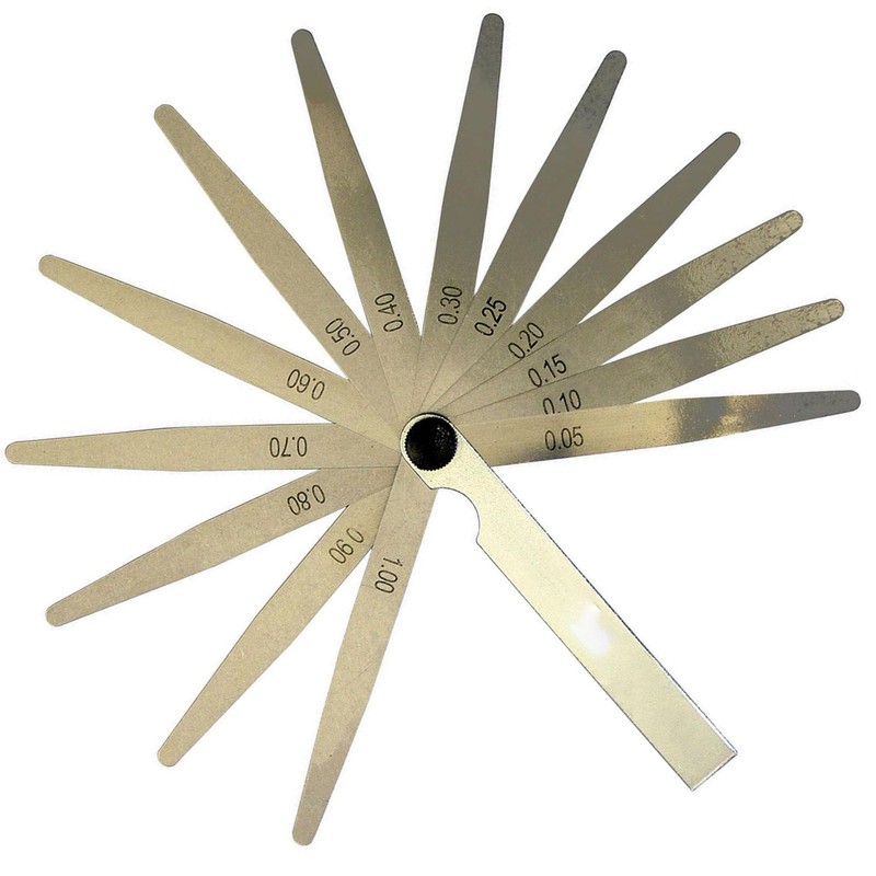 Dapetz ®13 Blades Feeler Gauge Universal Stainless Steel 0.05 To