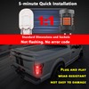 FAXCARS 7440 LED Brake Light Bulb Red for Ram 1500