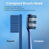 Fregum 8811 Soft Toothbrushes for Adults, Double Cleaning Power, Spiral