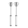 Premier Housewares 805379 Stainless Steel Press and Spin Whisks -