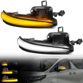 GemPro 30 Series Alphard Vellfire Early and Late Hybrid Lexus LM RAV4 50 Series PHV Tacoma MK3 N300 Highlander MK4 XU70 Toyota Compatible Sequential Side Mirrors Turn Signals Flowing Turn Signals Door