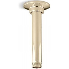 KOHLER K-7394-AF 6-Inch Ceiling Mount Showerarm, Vibrant French Gold