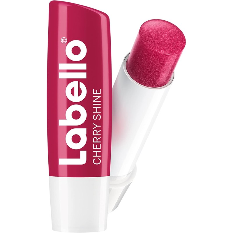 LABELLO Bálsamo labial con color Cereza 4.8g, protector labial con