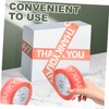 Ciieeo 1roll Thank You Packaging Tape Decorative Duct Tape for