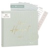 mintkind® Guest Book Wedding Sage - Wedding Book, 84 Pages