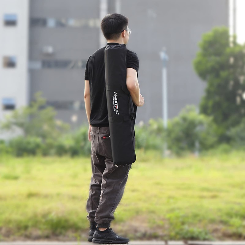 AMBITFUL Tripod Carrying Case Bag 39in/100cm Shoulder Strap Padded Carrying