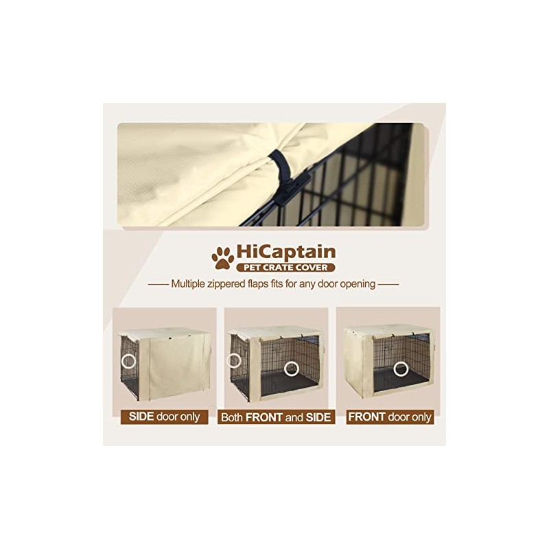 HiCaptain HiCaptain Polyester 24in Dog Crate Cover - Durable Windproof