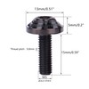 UHDFBDHF 4Pcs Titanium M5x10 15 20mm Torx Head Bolt T30