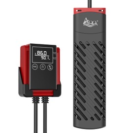 AQQA 300W Aquarium Heater Fish Tank Heater Submersible Fish Heater Aquarium Thermostat Heater with External Digital Controller Temp Range 59-94℉ (300W for 30-80Gal)