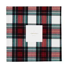 Promptly Journals, Our Christmas Memories: A Family Traditions Keepsake (Tartan, Red, Linen) | 30-Year Christmas Journal | Traditions Christmas Journal | Family Gifts