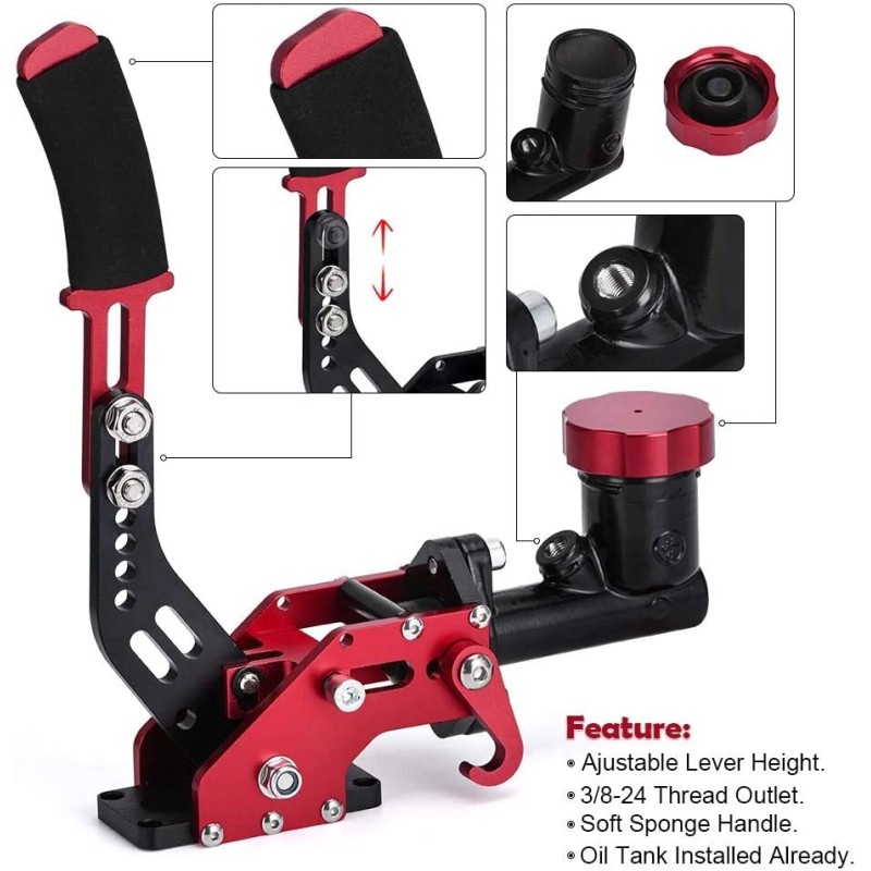 Tucool racing Hydraulic Drift Handbrake Gear Lever W/ Oil Tank