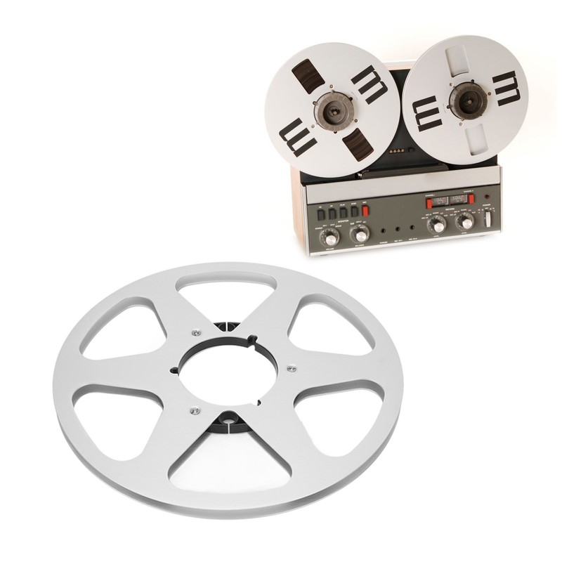 10 Inch Open Reel Takeup Reel 6 Holes Sound Aluminum