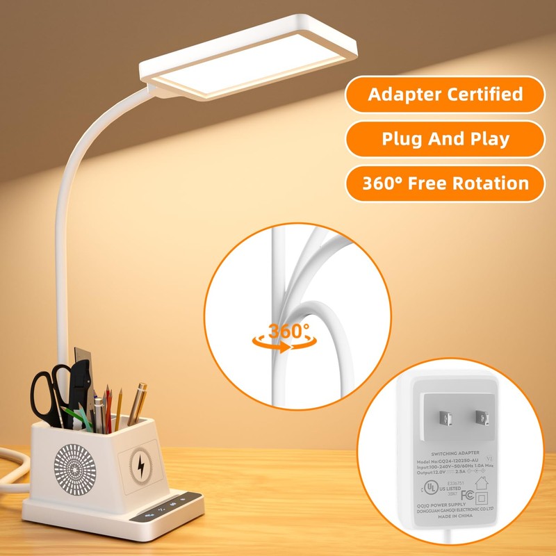 cozoo Desk Lamp, LED Desk Lamps for Home Office with
