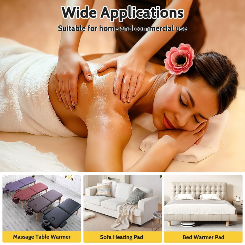 Massage Table Warmer Heating Pad Professional SPA Massage Bed Warmer