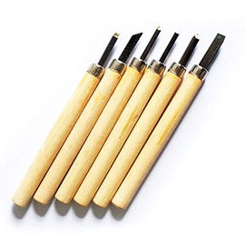 WOOD HOBBY CRAFT TOOLS / CHISES 135mm - SET OF 6