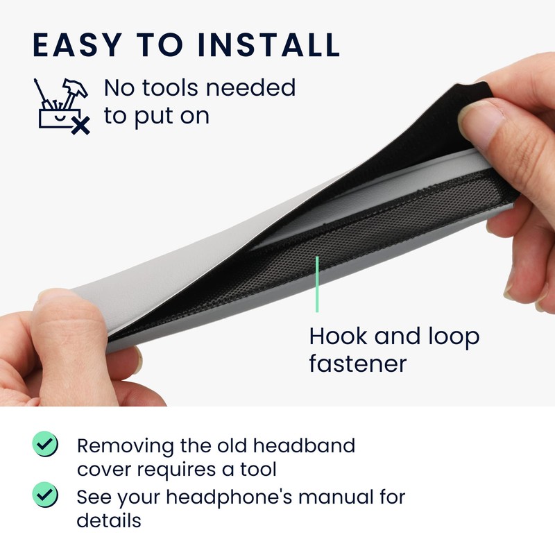 kwmobile Replacement Headband Pad Compatible with Bose Quietcomfort 35 /
