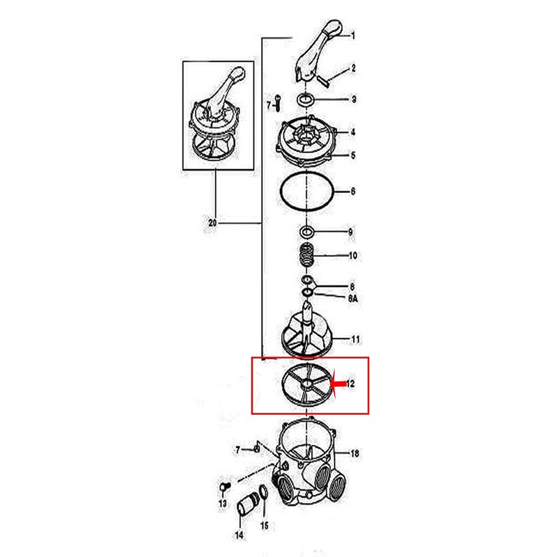 SPX0710XD O-176A Valve Gasket for Hayward S200 Series SP0712 Pro
