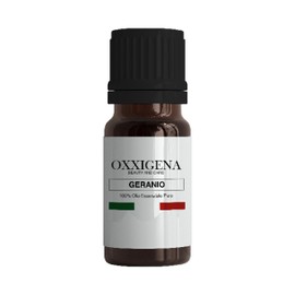 Oxxigena - Geranium Essential Oil - 30ml - Made in Italy - 100% Pure, Natural, Vegan, GMO Free - Ideal for Aromatherapy, Massage Mixes