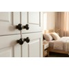 ARTISNO Handmade Ceramic Knobs - Set of 10 Peach Bird