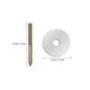 Lurrose 12pcs Birdcage Perch Mounting Screw Kit with Wing Nut