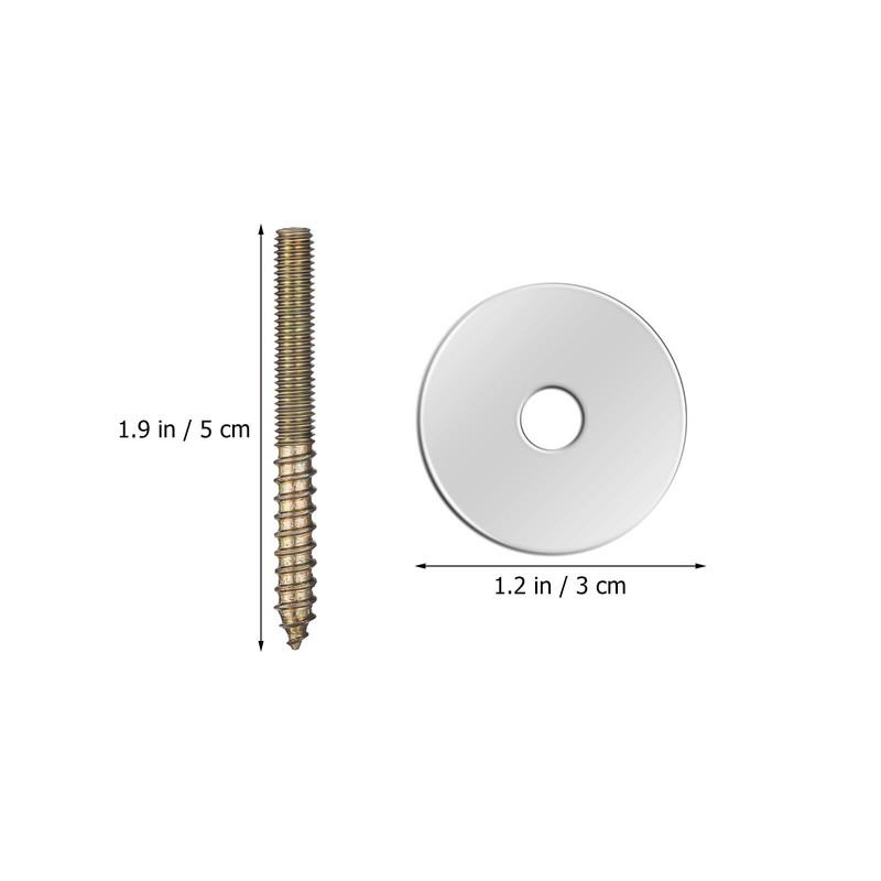 Lurrose 12pcs Birdcage Perch Mounting Screw Kit with Wing Nut