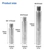 HOMESOM Stainless Steel Rotary Extension Shaft Set for Polishing Pads,Polisher,5/8"-11