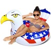 Bheddi American Inflatable Eagle Pool Tube - Inflatable Pool Ring