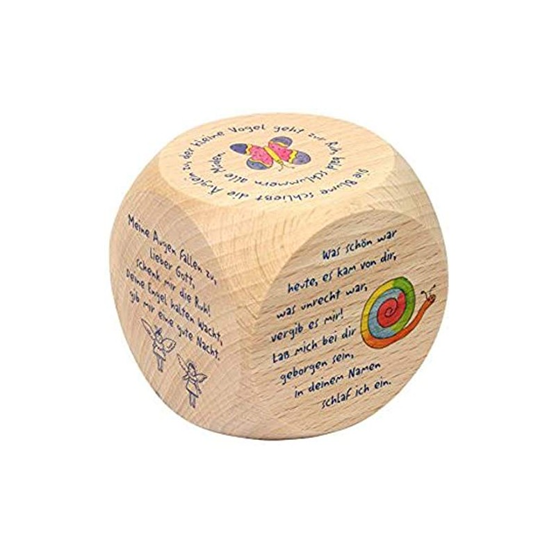 Unbekannt Prayer Cube Children's Prayers Evening Prayers Colourful
