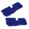2PCS Mop Head Pad Microfiber Mop Replacement Pad Washable Reusable