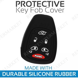 RemoteSuperMarket Key Fob Cover For 2004 2005 2006 2007 Dodge Grand Caravan Remote Case Skin
