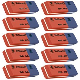 Pelikan BR40 Eraser Rubber, blue / red