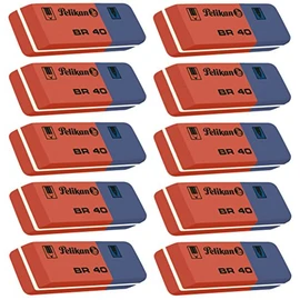 Pelikan BR40 Eraser Rubber, blue / red