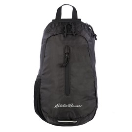 Eddie Bauer Stowaway Packable 10L Sling 3.0 Made from Polyester with Lightly Padded Shoulder Strap, Oynx