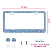 Bling License Plate Frame for Women, 1PCS Sparkly License Plate