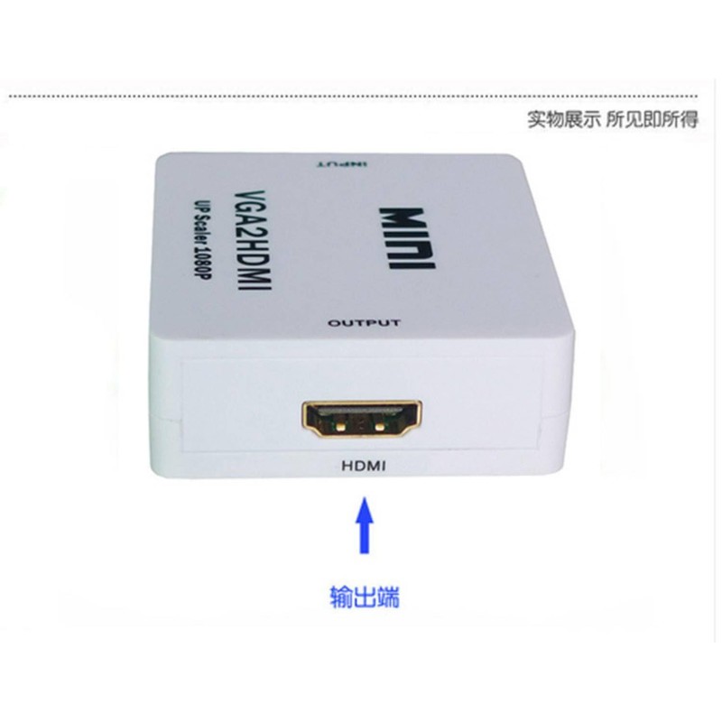 r-honpo VGA to HDMI Converter, VGA to HDMI Converter, USB