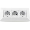 Socket block in white.