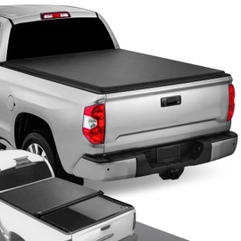 DNA Motoring TTC-RU-061 Pickup Truck Bed Top Roll-Up Vinyl Soft Tonneau Cover Compatible with 07-Present Tundra 8Ft Fleetside/Styleside Bed