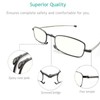 sevenplus 2 Pack Reading Glasses Blue Light Blocking, Anti UV