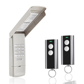 2 Garage Door Opener Remote with Garage Door Opener Keypad for Liftmaster Chamberlain Craftsman Remote Keypad 893Max 891LM 371LM 971LM 877Max, Purple Yellow Red Orange Learn Button