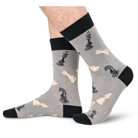 Zmart Best Gifts For Chess Lovers, Chess Gifts For Men Gifts For Chess Players, Chess Socks Men Funny Socks Cool Socks For Men
