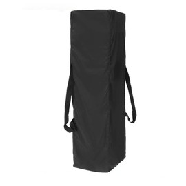 Surakey Tent Canopy Storage Bag Waterproof UV Resistant Large Size Outdoor Tent Replacement Storage Bag for Courtyard Backyard Garden Tent Canopy Handle Design Black L 140cmx34cmx54cm 210D